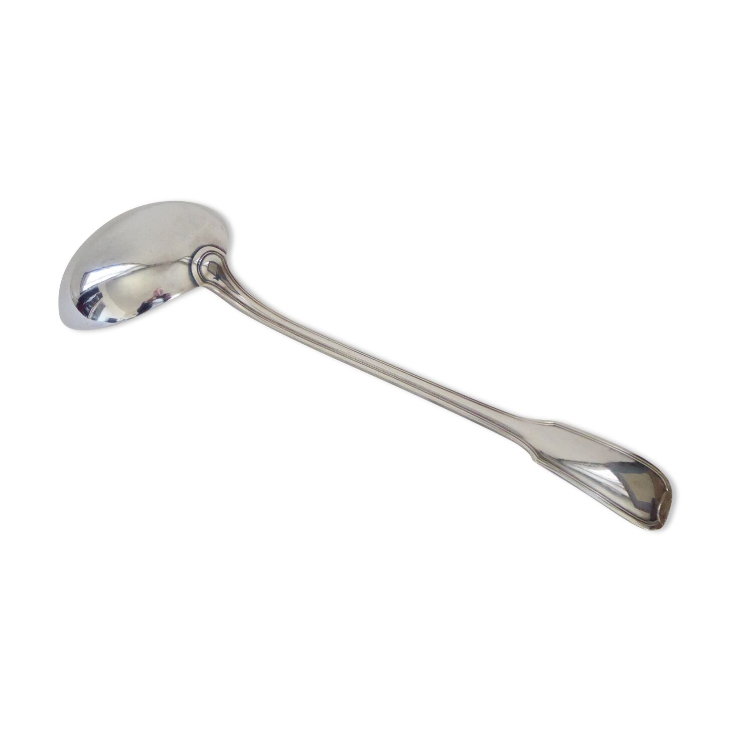 Silver metal ladle
