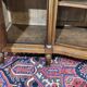 Art Deco buffet in mahogany, oak, and marble top.