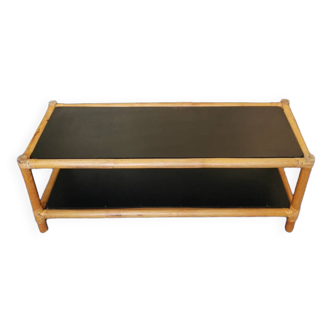 Bamboo coffee table from the 60s