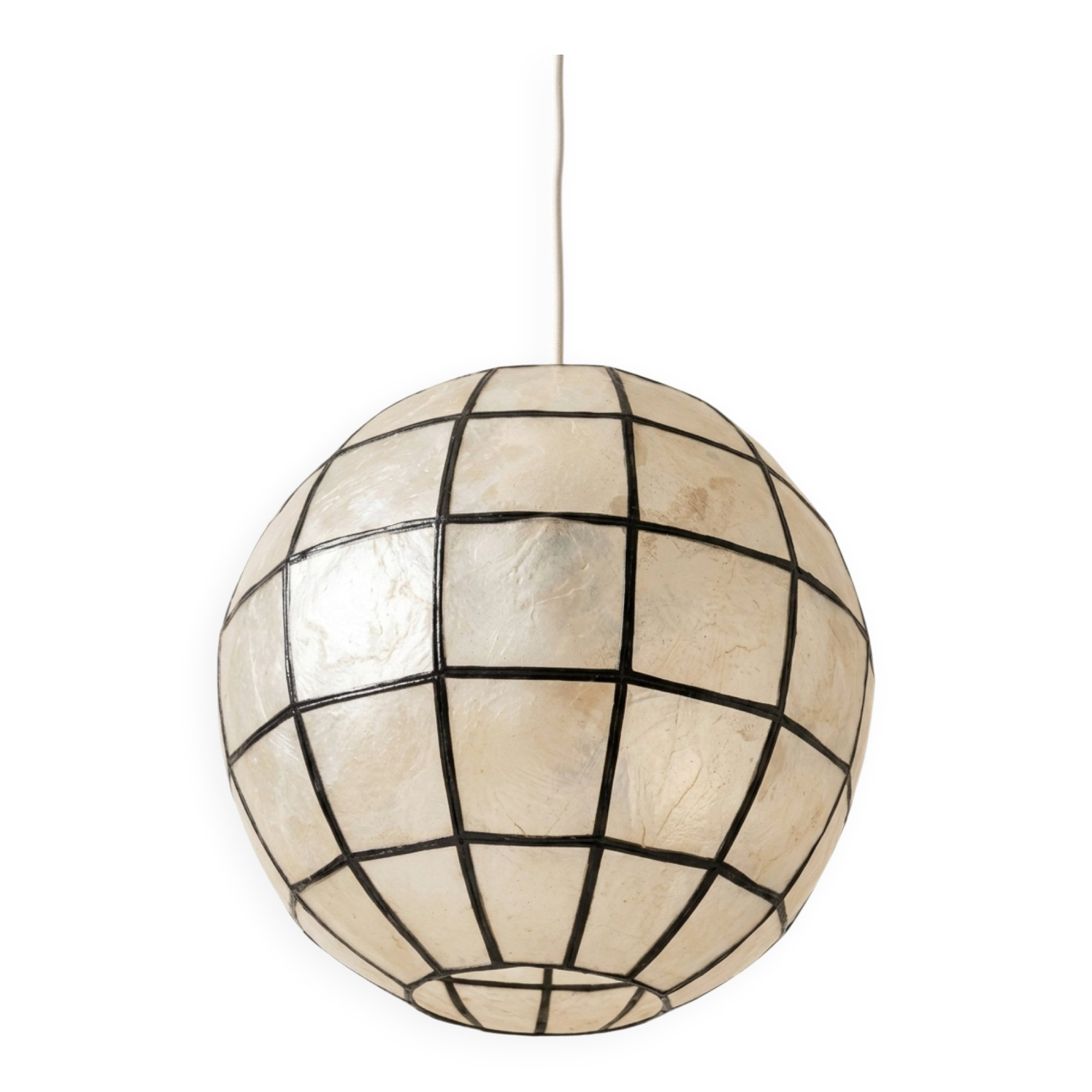 Capiz Shell Pendant from the 1970s
