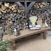 low carpenter's bench / TV cabinet bench