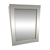 Glamorous wall mirror with faceted frame by Deknudt, Belgium, 1980s (Model 2024.311)