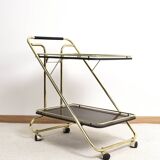 Trolley, bar service, folding table, in formica