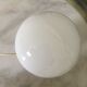 Lampe boule support bois
