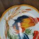 Large plate earthenware Croquet Quimper