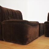 Armchairs Emmetre with Table by Guido Fareschini for Mariani, 1970s, Set of 4