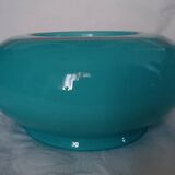 Art Deco Ceiling Lamp Turquoise Opaline Glass