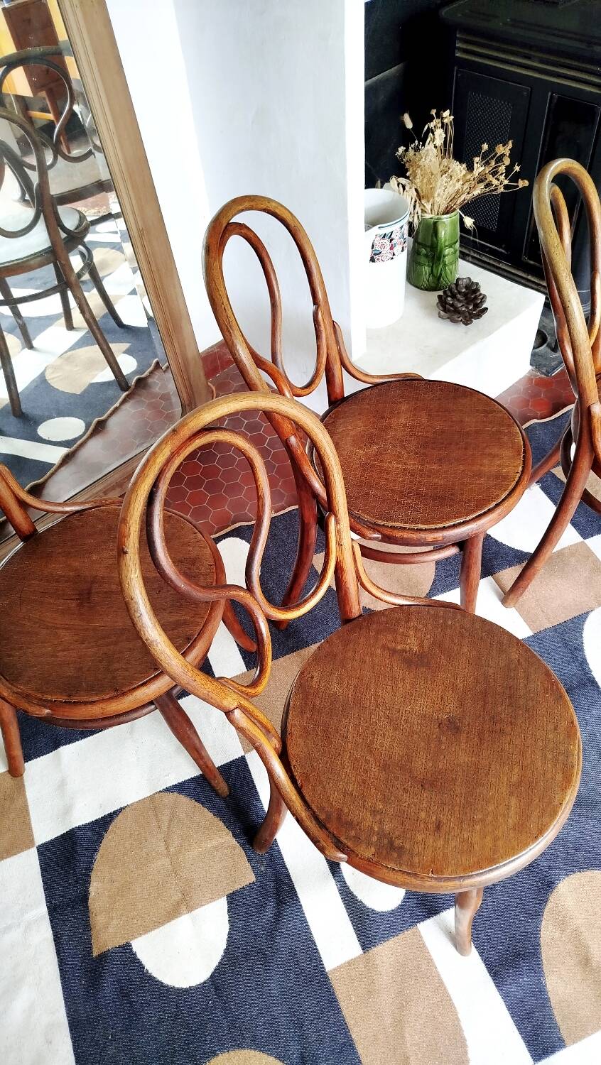 Thonet Omega chair pair