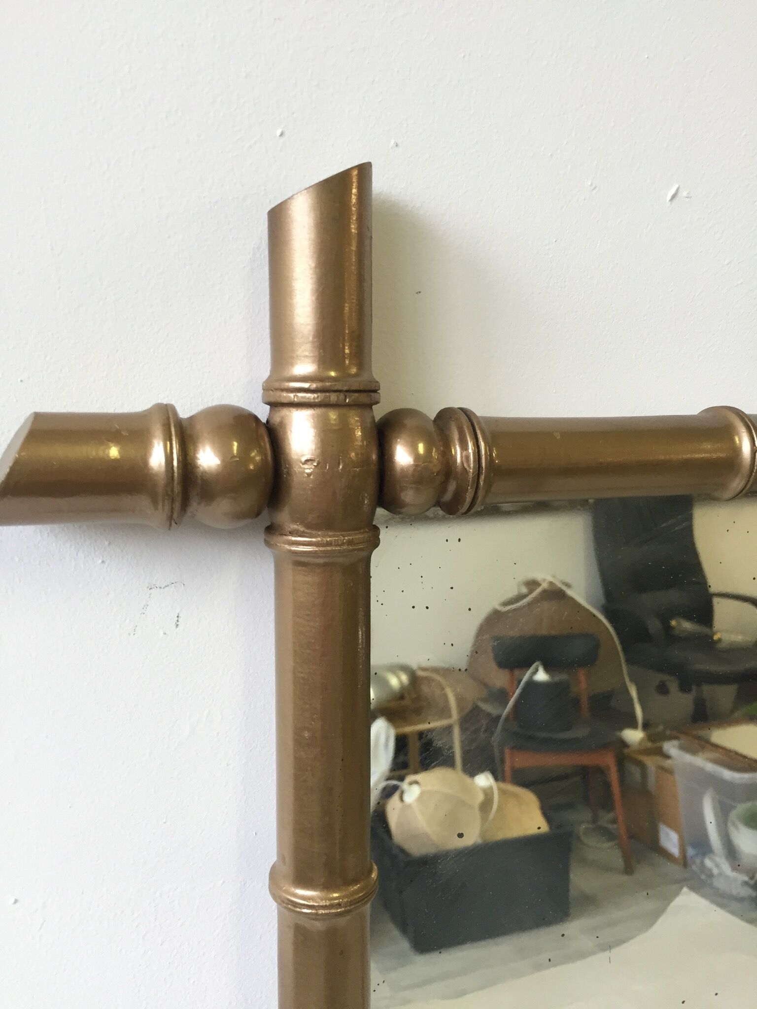 Golden Bamboo mirror