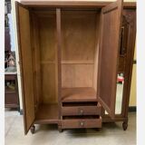 Antique Art Deco wardrobe, clothes cupboard