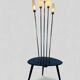 Lampadaire liseuse vintage tripode 5 feux 1960