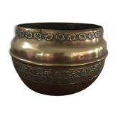 Brass pot cover art deco style