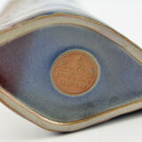 1985 organic modern ceramic vase designed by Johann Van Loon Rosenthal studio-line, Germany