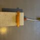 Perspex hanging lamp