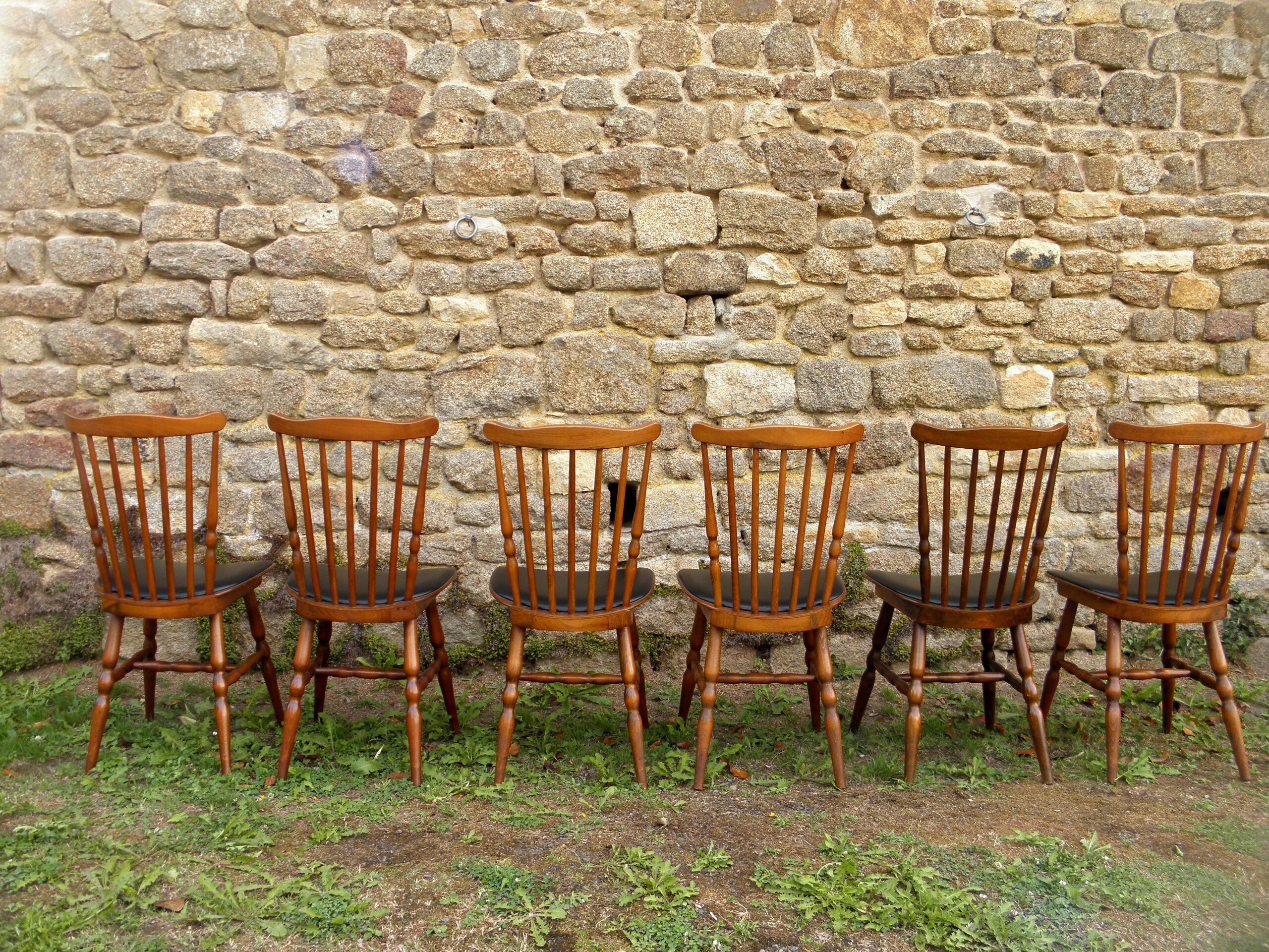 Set of 6 Baumann "Tacoma" chairs