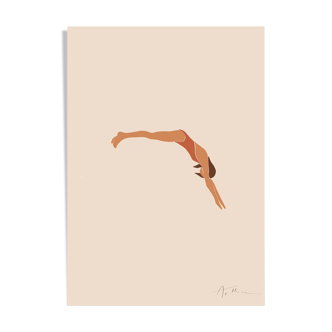 Illustration "le plongeon"