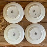 4 assiettes Moulin des Loups « Basque »