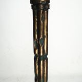 Rare Italian Brutalist floor lamp by Longobard. Italy 1970s