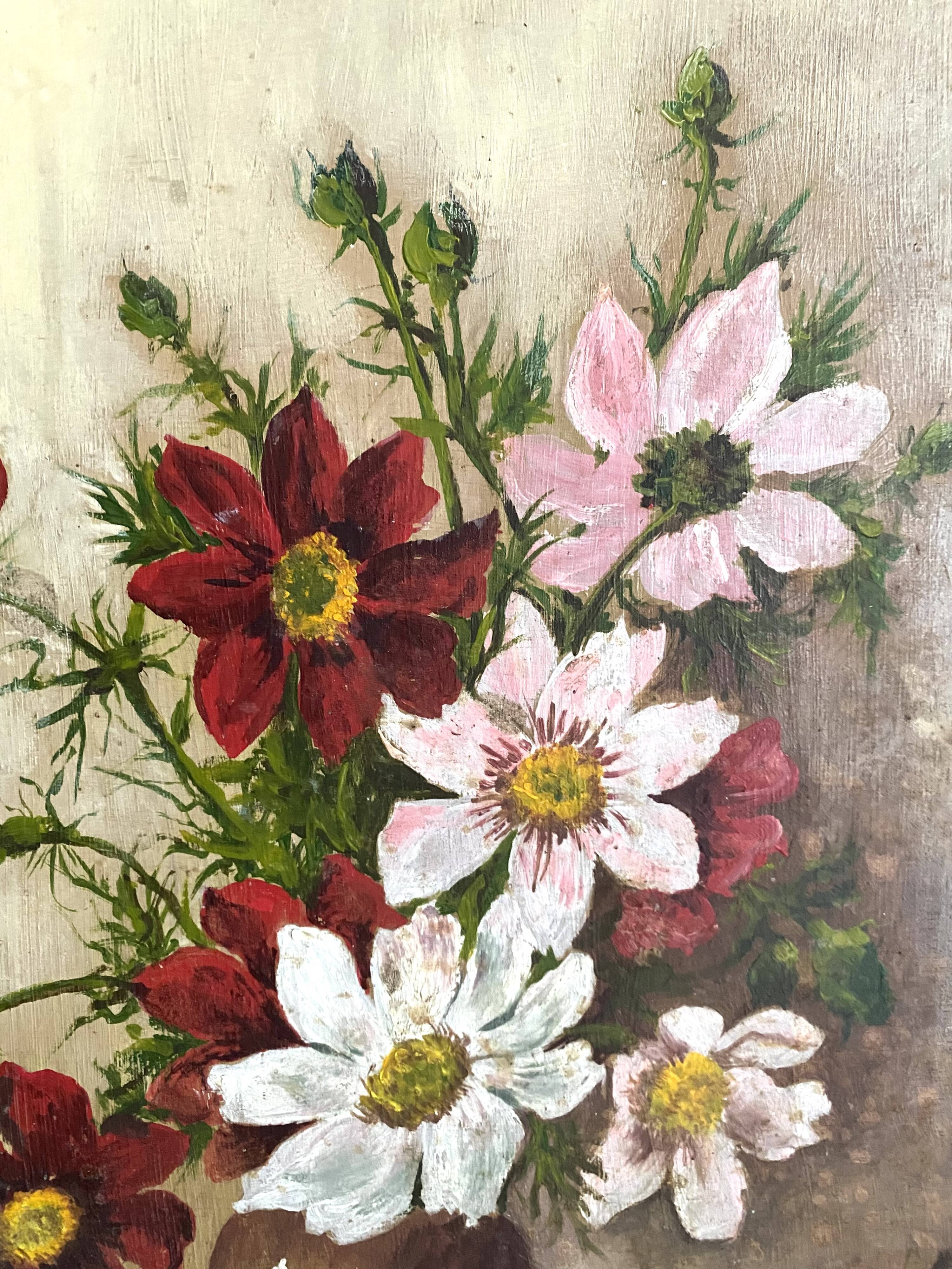 Peinture bouquet de fleurs