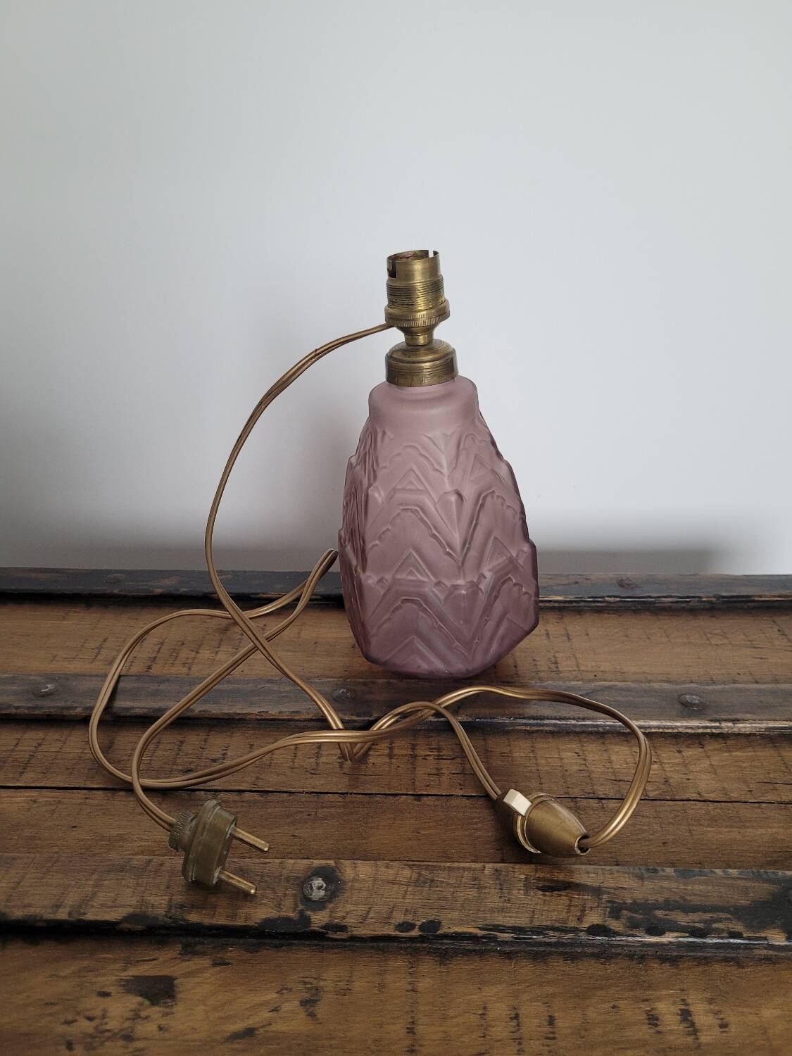 Art Deco lamp base