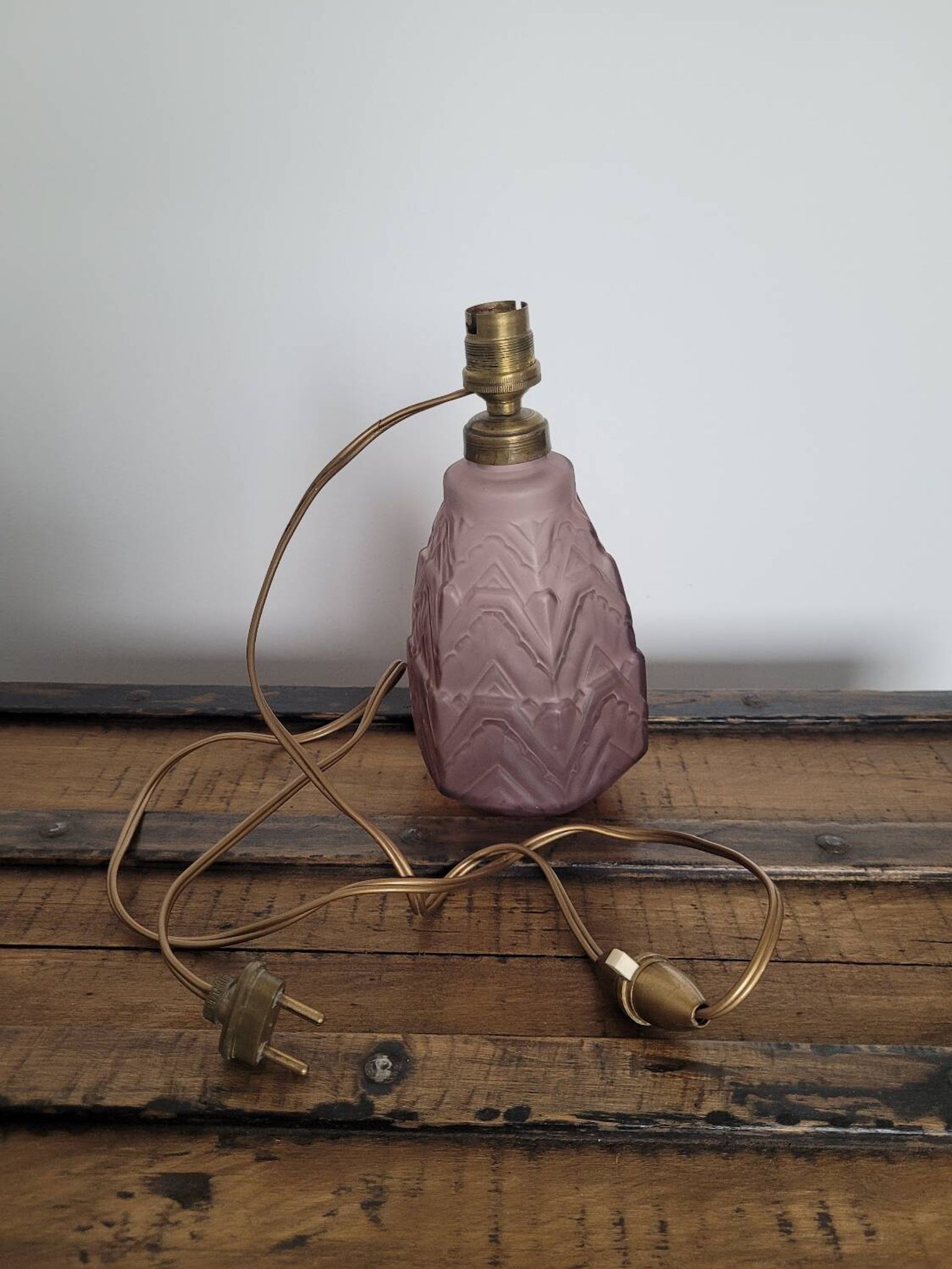 Art Deco lamp base