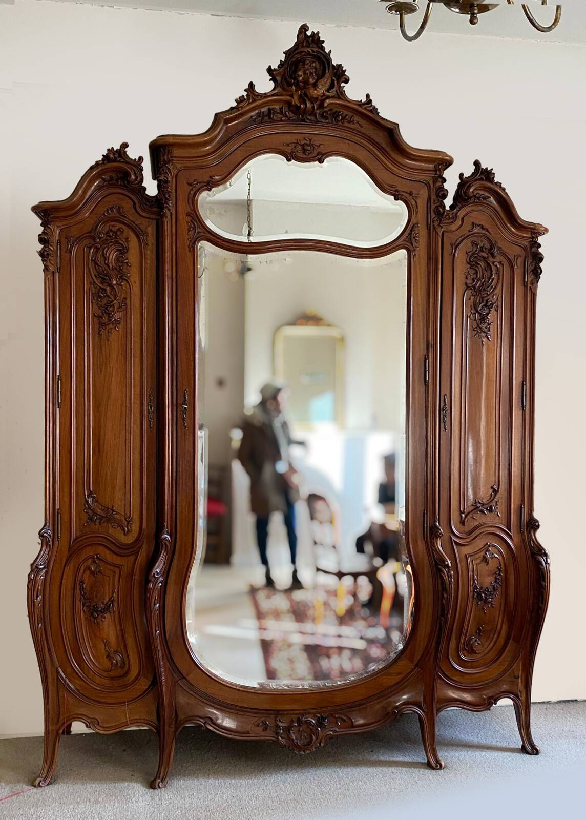 French Rococo style wardrobe