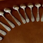 12 small spoons Villeroy Christofle in their case