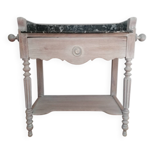 Jolie table de toilette - plateau