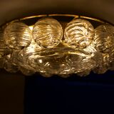 "Snowball" ceiling lamp in blown glass