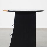 Vintage design (bedside) table by Umberto Asnago for Giorgetti on wheels