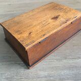 Ancient wooden storage box