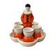 Rare Art Deco egg service Pierrot – Robj – Ceramics
