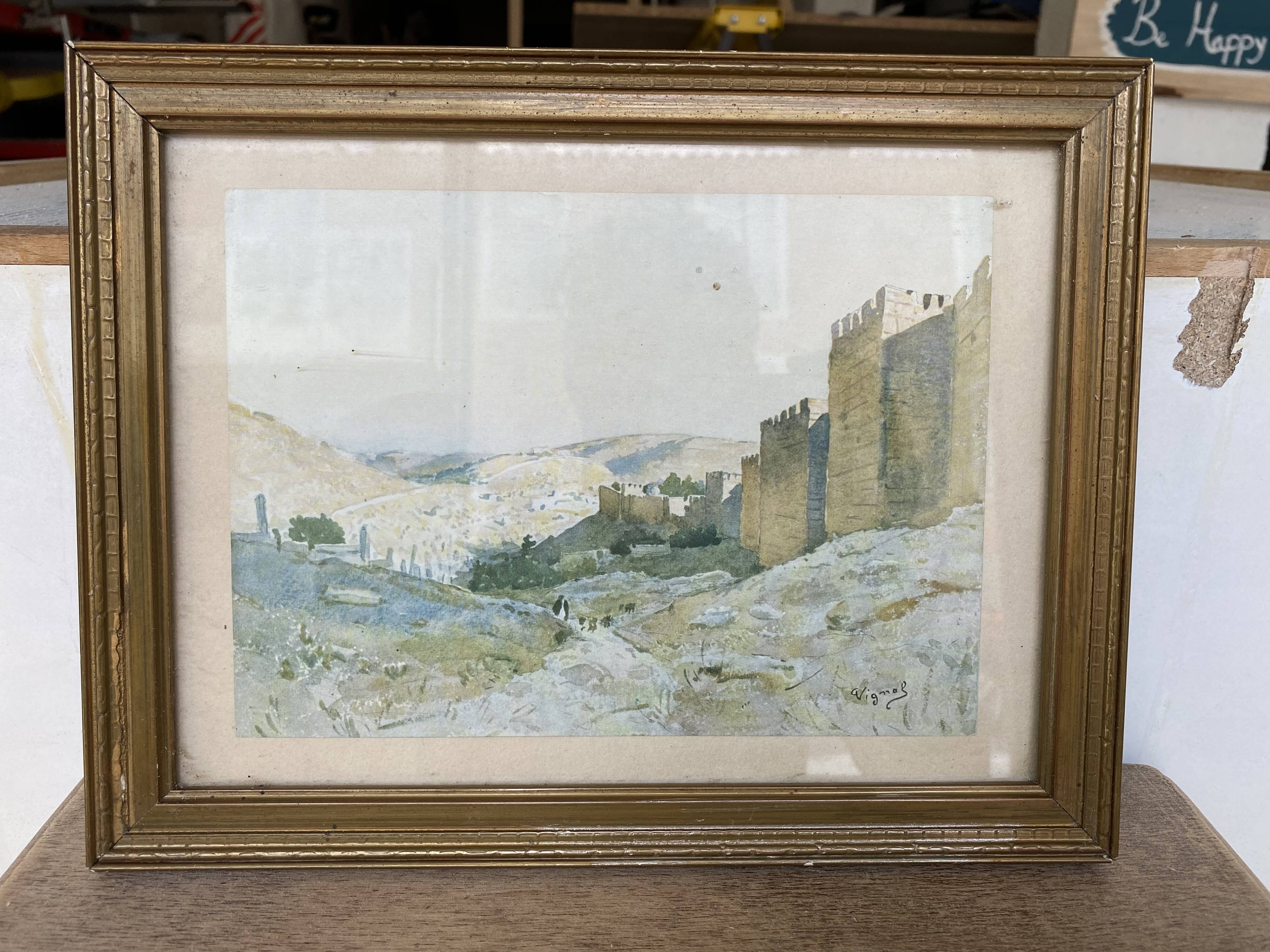 Gold frame