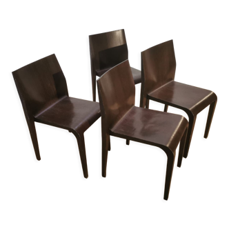 Suite of 4 Laleggera chairs, Alias