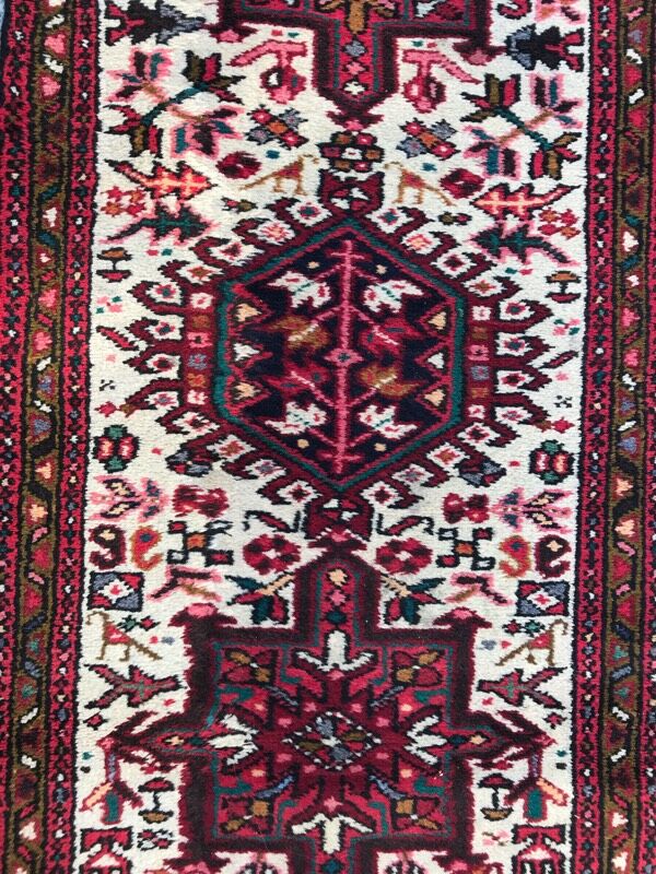 Vintage Persian Heriz done hand 62 corridor carpet x 340 cm