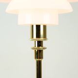 Lampe de table portable PH 2/1 en verre opale blanc par Poul Henningsen
