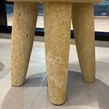 Natural stone side table