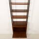 Italian vintage floor to ceiling wall unit with a bureau or a bar cabinet