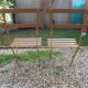Pair of garden or antique bistro folding chairs
