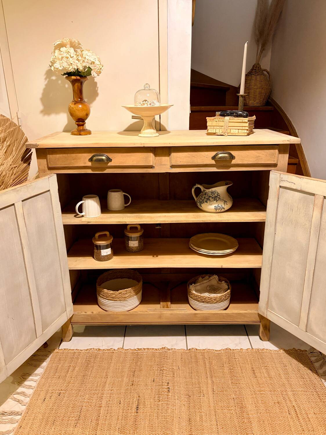 Buffet parisien bois brut