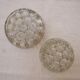 Lot de 2 pique-fleurs en verre