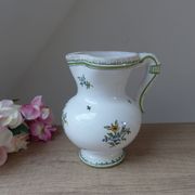 Pichet Cruche Carafe Faïencerie Moustiers Signed Lallier Vintage