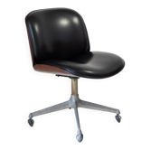 First Edition "Parioli"  Leather Office Chair by Ennio Fazioli for MIM Roma