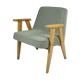 Vintage original armchair model 366, Poland, 1960s, green