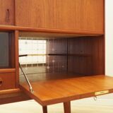 Teak highboard, Danish design, 1970s, production: Denmark