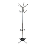 Vintage design coat rack from the 70s 1970s 1980s chrome metal