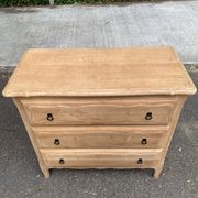Vintage Bibus Louis XV commode renovated in oak from the 1950s.