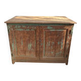 Buffet patiné vert