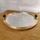 Large art deco mirror tray