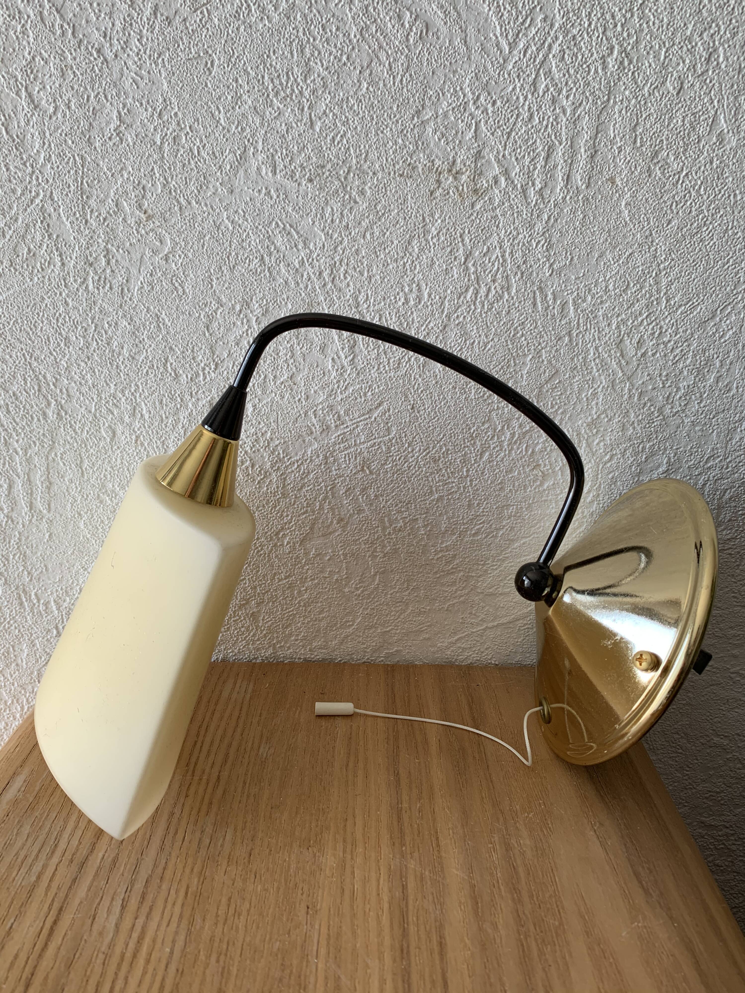 Vintage gold wall light